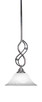 Toltec Lighting - 232-CH-510 - One Light Mini Pendant - Jazz - Chrome