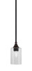 Toltec Lighting - 23-BC-3002 - One Light Mini Pendant - Stem - Black Copper