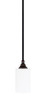 Toltec Lighting - 23-BC-310 - One Light Mini Pendant - Stem - Black Copper