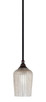 Toltec Lighting - 23-BC-4253 - One Light Mini Pendant - Stem - Black Copper