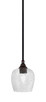 Toltec Lighting - 23-BC-4812 - One Light Mini Pendant - Stem - Black Copper
