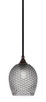 Toltec Lighting - 23-BC-4902 - One Light Mini Pendant - Stem - Black Copper