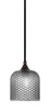 Toltec Lighting - 23-BC-4912 - One Light Mini Pendant - Stem - Black Copper