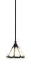 Toltec Lighting - 23-BC-9125 - One Light Mini Pendant - Stem - Black Copper