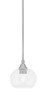 Toltec Lighting - 23-BN-202 - One Light Mini Pendant - Stem - Brushed Nickel