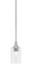 Toltec Lighting - 23-BN-300 - One Light Mini Pendant - Stem - Brushed Nickel