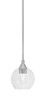 Toltec Lighting - 23-BN-4102 - One Light Mini Pendant - Stem - Brushed Nickel