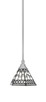 Toltec Lighting - 23-BN-9105 - One Light Mini Pendant - Stem - Brushed Nickel