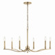 Malene Six Light Chandelier (52695CPZ)
