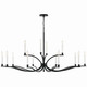 Malene 14 Light Chandelier (52698BK)