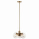 Silvarious Three Light Chandelier/Semi Flush (52700CPZCLR)