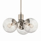 Silvarious Three Light Chandelier/Semi Flush (52700PN) Silvarious Three Light Chandelier/Semi Flush (52700PN)