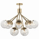 Silvarious 12 Light Chandelier Convertible (52701CPZ)
