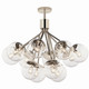 Silvarious 12 Light Chandelier Convertible (52701PNCLR)