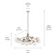 Silvarious 12 Light Linear Chandelier Convertible (52703PN)
