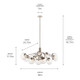 Silvarious 12 Light Linear Chandelier Convertible (52703PNCLR)