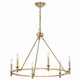 Kichler - 52705CPZ - Six Light Chandelier - Carrick - Champagne Bronze