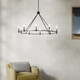 Carrick Ten Light Chandelier (52707BK)