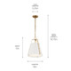 Etcher One Light Pendant (52710WH)