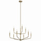 Kichler - 52720CPZ - Nine Light Chandelier - Madden - Champagne Bronze