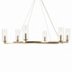 Kichler - 52771CPZ - Six Light Chandelier - Harpin - Champagne Bronze