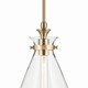 Laria One Light Pendant (52774CPZCLR)