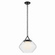 Kichler - 52783BK - One Light Pendant - Nella - Black