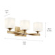 Marette Three Light Bath (55002CPZ)