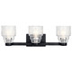 Kichler - 55012BK - Three Light Bath - Vionnet - Black