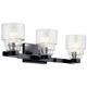 Vionnet Three Light Bath (55012BK)