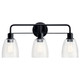 Meller Three Light Bath (55102BK)