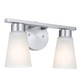 Kichler - 55120NI - Two Light Bath - Stamos - Brushed Nickel