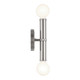 Torche Two Light Wall Sconce (55159PN)