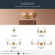 Madden Two Light Vanity (55184CPZ)