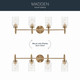 Madden Four Light Vanity (55186CPZ)