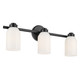 Kichler - 55202BK - Three Light Bath - Shae - Black