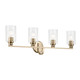 Kichler - 55227CPZFLU - Four Light Bath - Gioe - Champagne Bronze