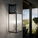 Lahden Three Light Outdoor Wall Mount (59009BKT)