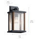 Marimount One Light Outdoor Wall Mount (59017BK)