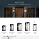 Mercer One Light Outdoor Wall Mount (59061BSL)