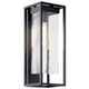 Kichler - 59063BSL - One Light Outdoor Wall Mount - Mercer - Black with Silver Highlights