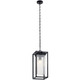 Kichler - 59064BSL - One Light Outdoor Pendant - Mercer - Black with Silver Highlights Kichler - 59064BSL - One Light Outdoor Pendant - Mercer - Black with Silver Highlights