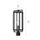 Goson One Light Outdoor Post Mount (59088BK)