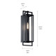 Goson One Light Outdoor Wall Mount (59089BK)