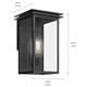 Arkville One Light Outdoor Wall Mount (59541BKT)