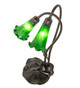 Green Two Light Accent Lamp (13481)