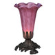 Meyda Tiffany - 13502 - One Light Accent Lamp - Lavender - Mahogany Bronze Meyda Tiffany - 13502 - One Light Accent Lamp - Lavender - Mahogany Bronze