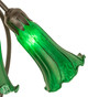 Green Three Light Table Lamp (136434)