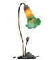Amber/Green One Light Accent Lamp (13677)