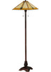 Meyda Tiffany - 138112 - Two Light Floor Lamp - Diamond Mission - Mahogany Bronze